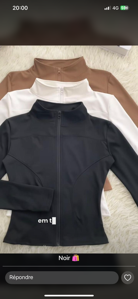 Veste de sport femme ajustée