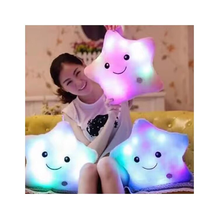 Coussin étoile lumineux LED