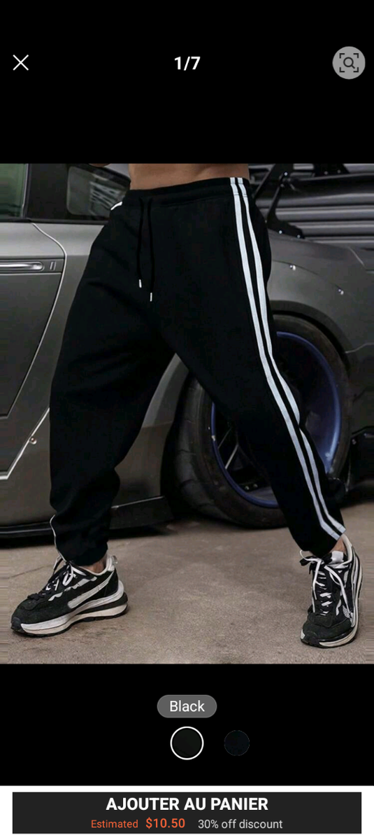 Pantalon de jogging à bandes