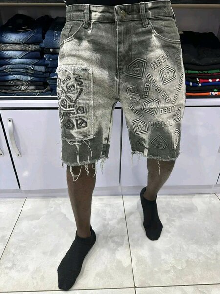 Shorts en denim style décontracté