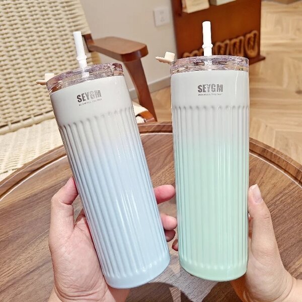 Stainless steel thermos portable cup