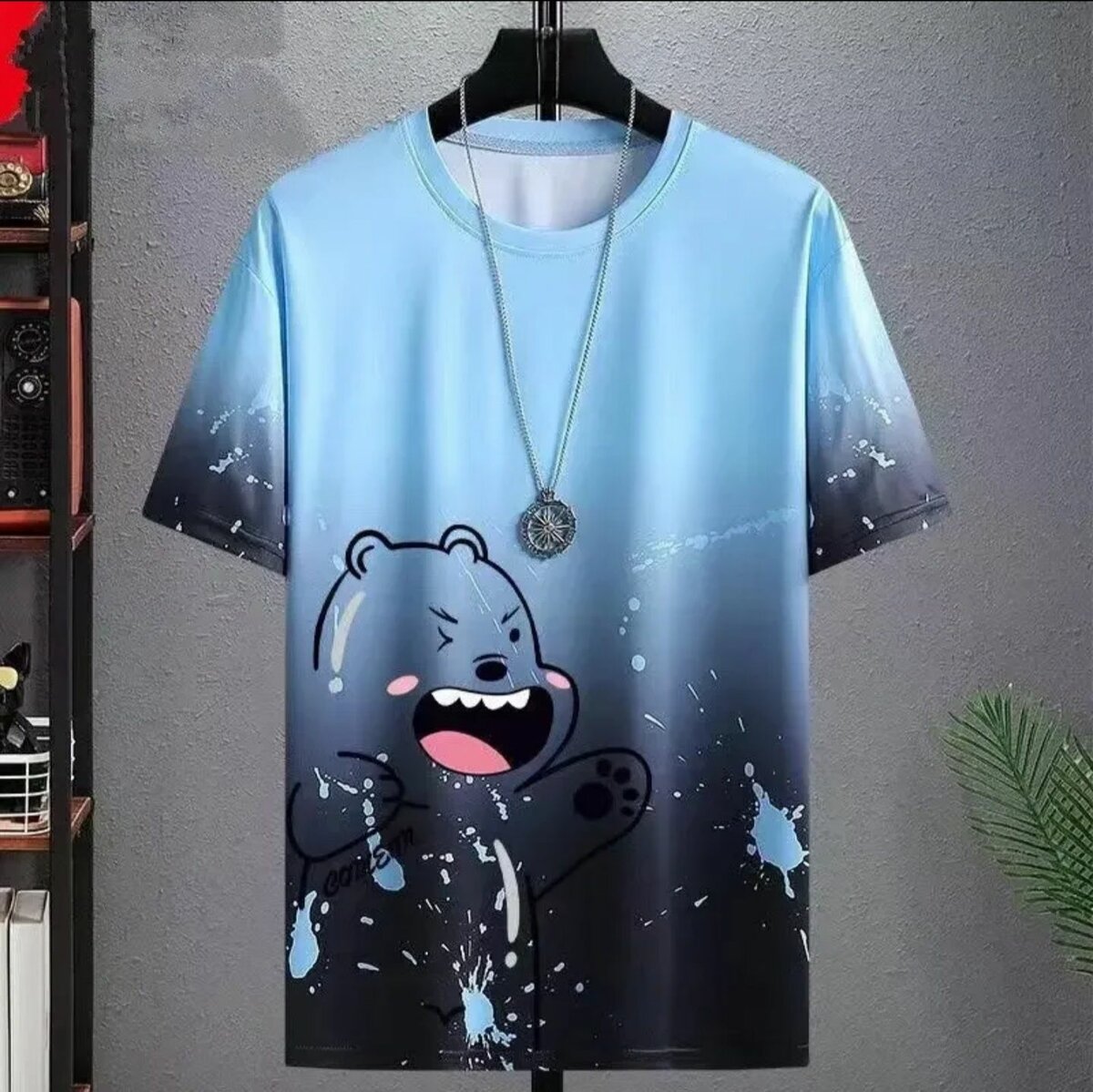 Bear print Tshirt for men