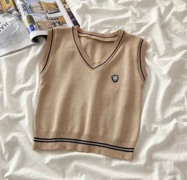 Pull sans manches élégant