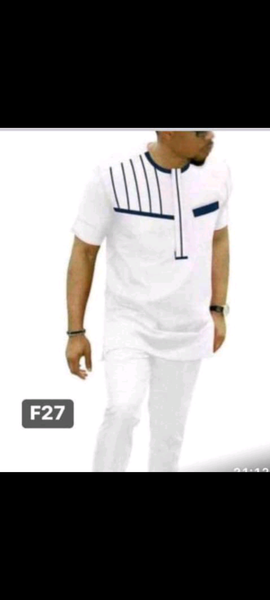 Ensemble blanc chic pour hommes