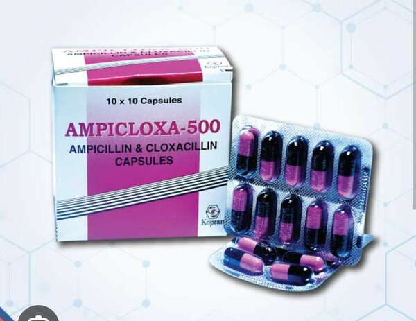 Ampiclox ampicillin and cloxac
