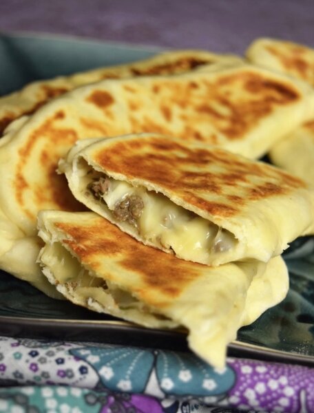 Crêpe à la viande hachée