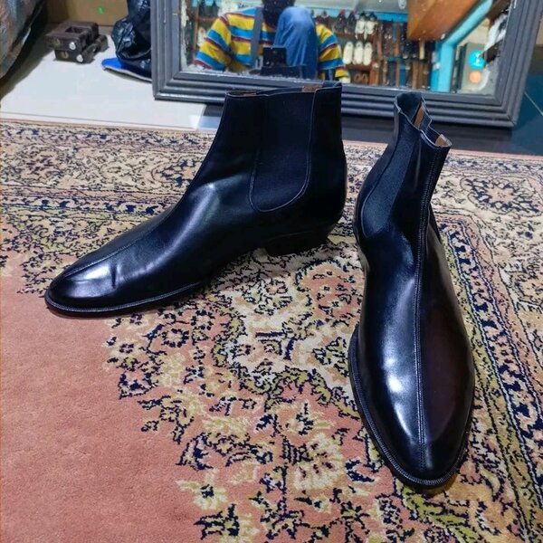 Bottines élégantes en cuir