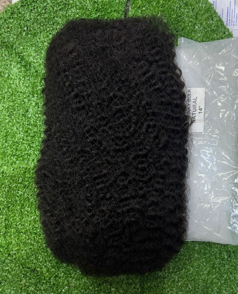 Meche kinky bulk 100%humains h