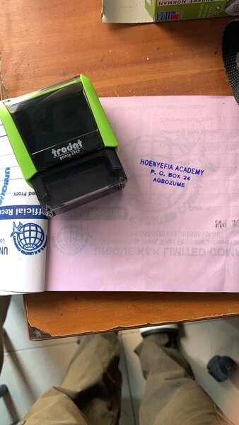 Rubber stamp Self ink