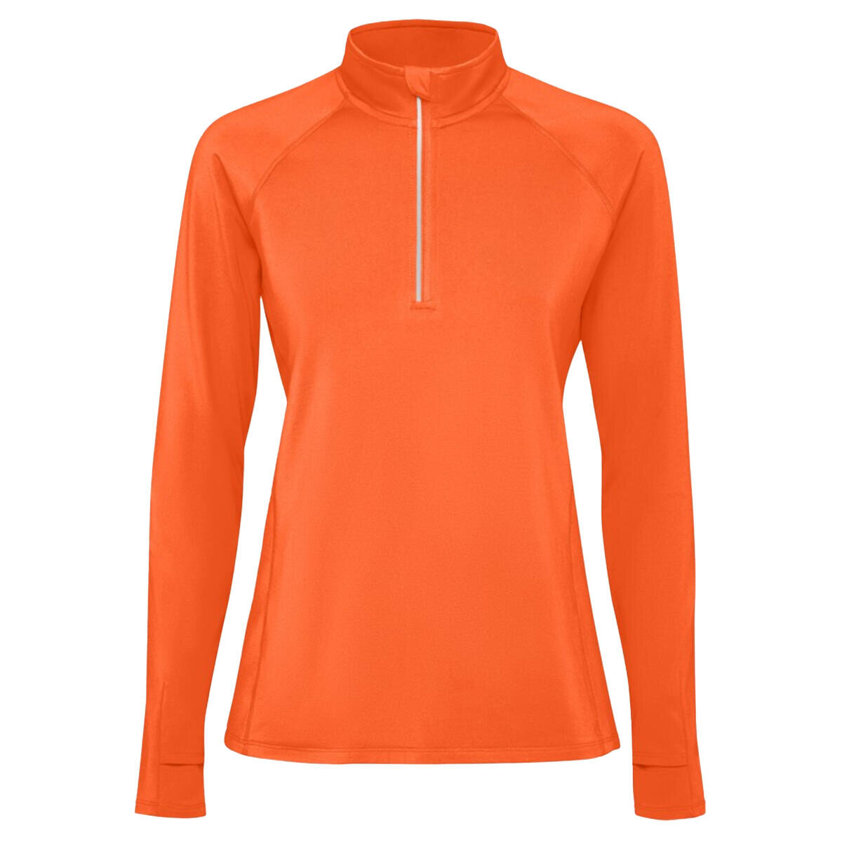 Pull polaire orange femme