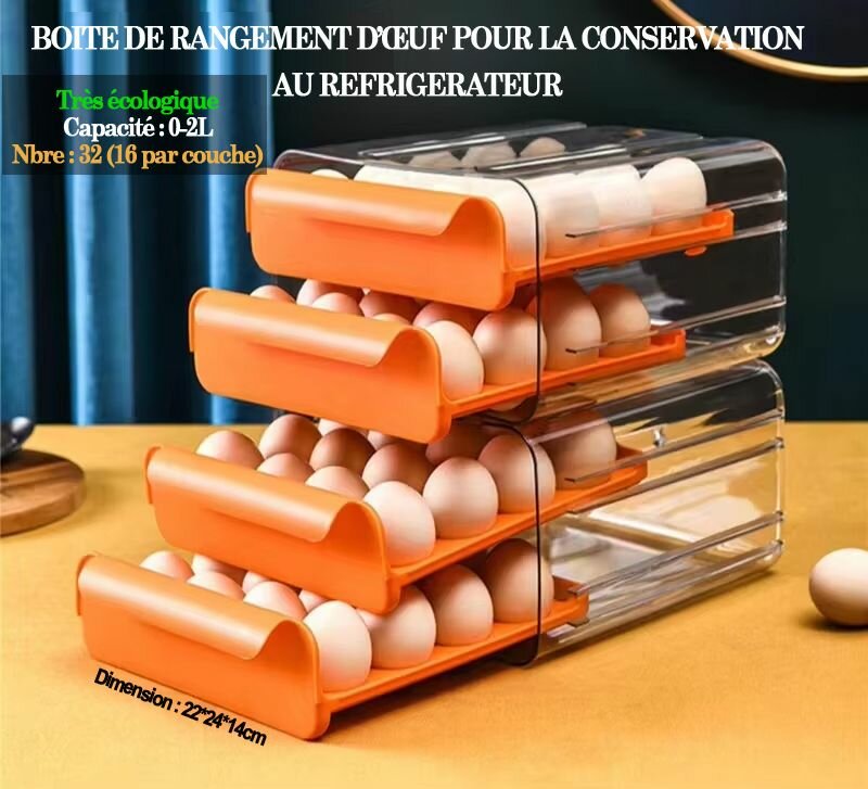 Boîte Rangement Œufs Frigo