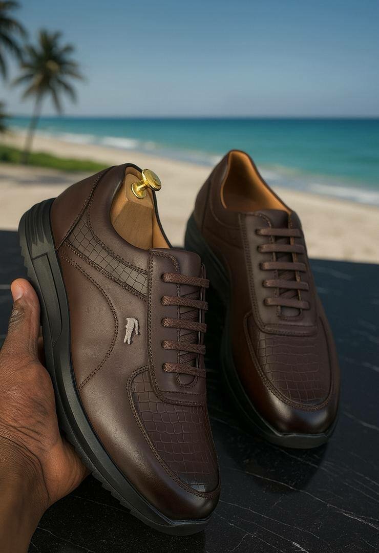 Chaussures en cuir élégantes homme