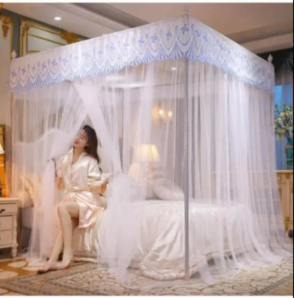 Double bed with canopy