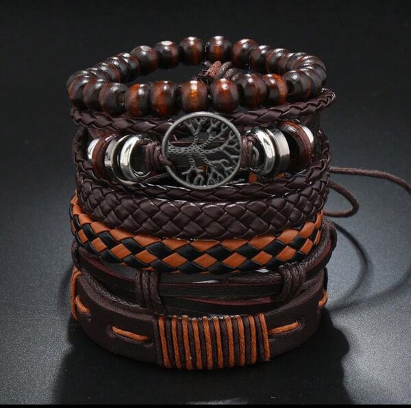 Bracelets en cuir bohème chic