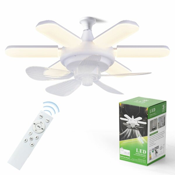 Ventilateur de plafond LED silencieux