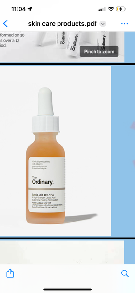 The Ordinary Lactic Acid 5% + HA