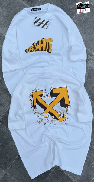 T-shirt blanc graphique