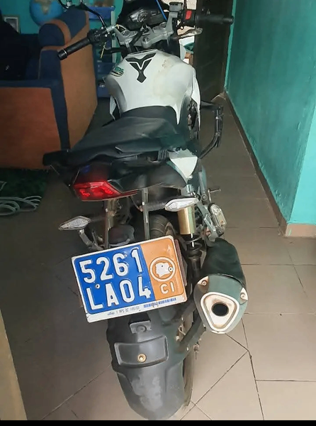 Moto de sport élégante 250cc