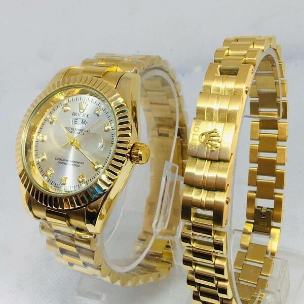 Montre de Luxe Dorée Hommes