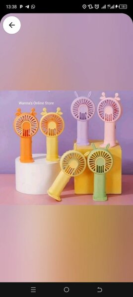 Portable Rechargeable Mini Fans 8hours Battery  Stay Cool An