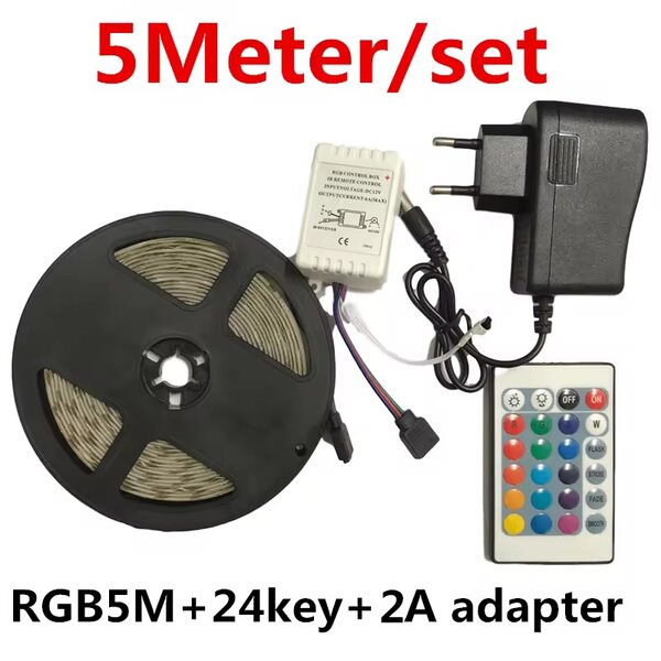 Bande LED RGB 5M Télécommande