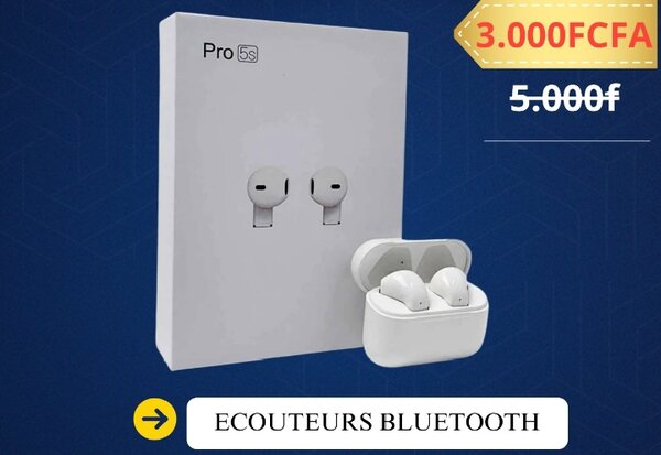 Écouteurs Bluetooth Pro 5S