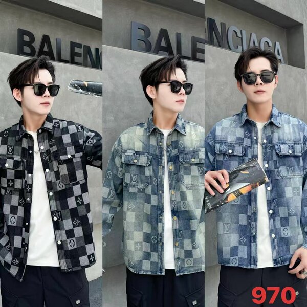 Veste en denim imprimée mode