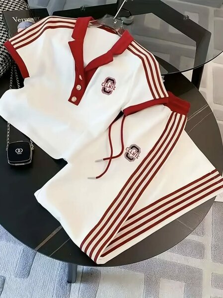 Ensemble rouge blanc