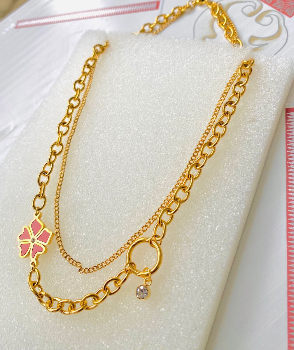 2in 1 ladies necklace