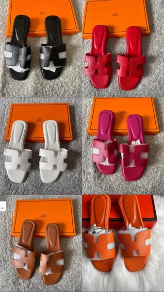 Hermes slippers