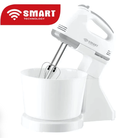 Batteur Avec Bol SMART TECHNOLOGY -STPE-312 - 200 W - Blanc- 1Mois Garantie