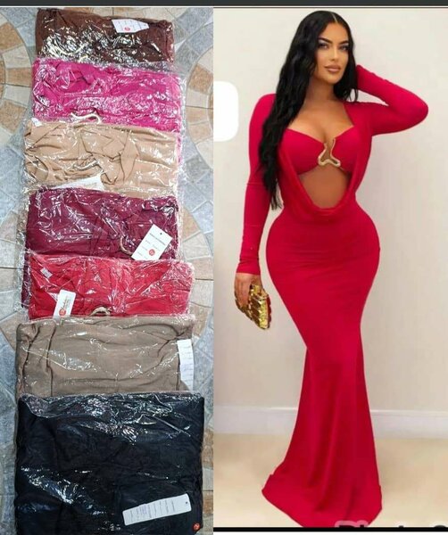 Robe Longue Glamour Femme