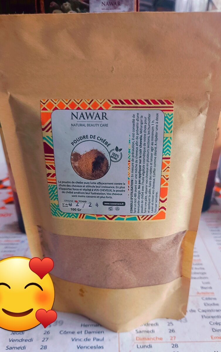 Poudre huile et baume  de chebe