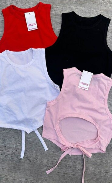 Débardeurs dos ouvert femme