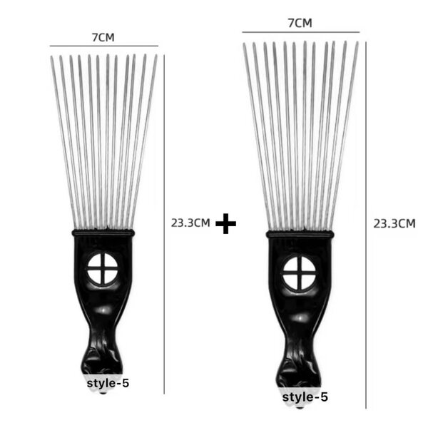2 PEIGNES AFRO LONG