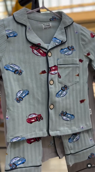 пижама детская зеленая