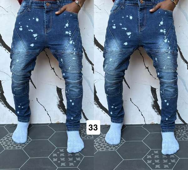 Jean tendance homme délavé
