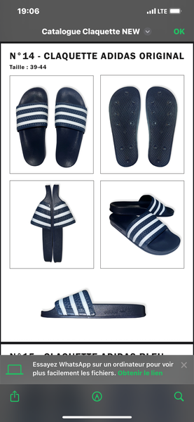 Claquettes Adilette Originales