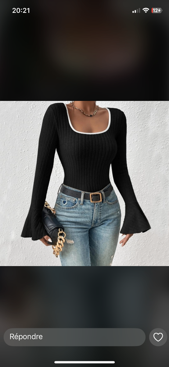 Chic & Élégant Haut Femme