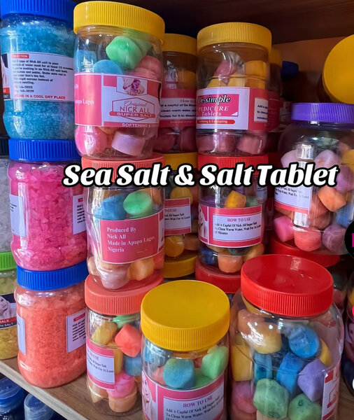 Colorful Salt Tablets
