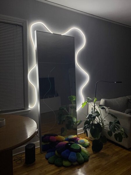 5metres white Color neon lights.