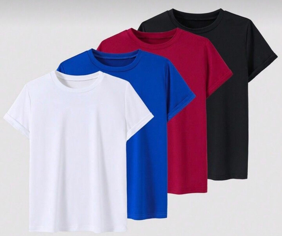 T-shirt en coton unisexe colorée