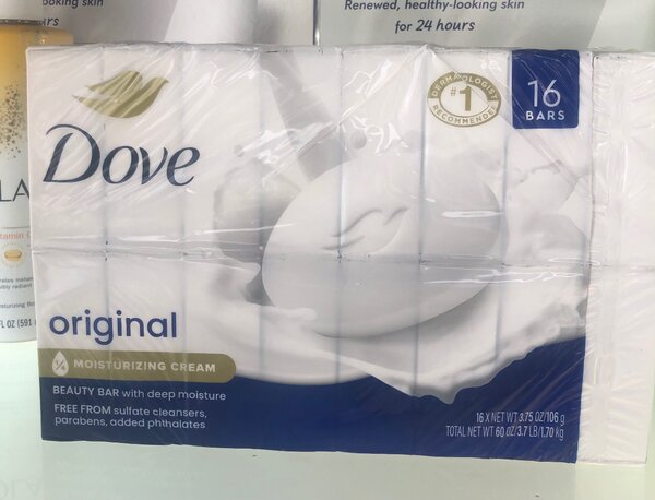 Dove beauty and sensitive bar soap