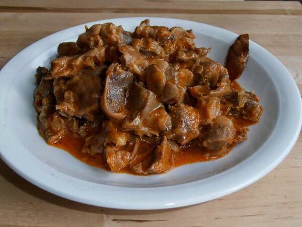 Gésiers de Poulet sauté