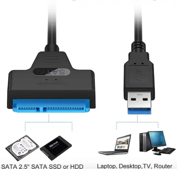 USB to SATA Adapter Cable
