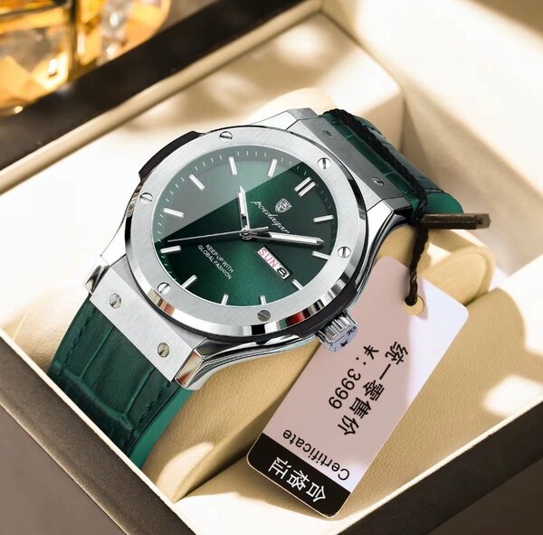 Montre Homme Élégante Verte