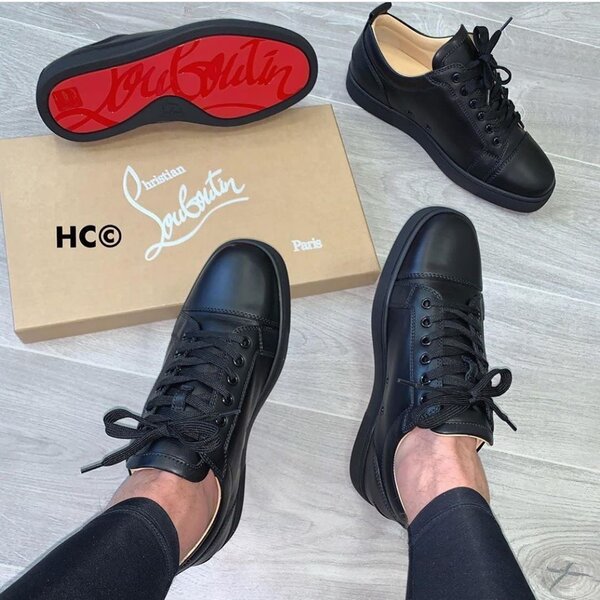 Sneakers élégants en cuir noir