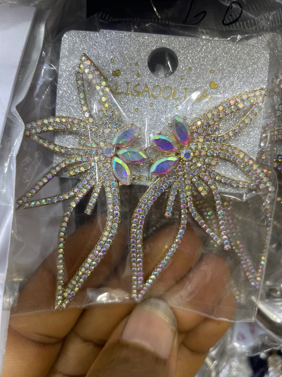 Necklace and earrings