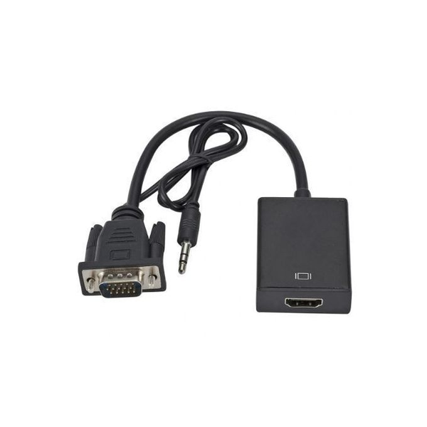 Adaptateur Audio - VGA Vers HDMI - Noir