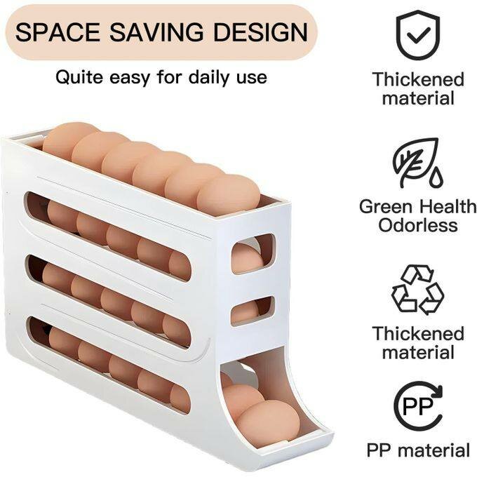Rangement à œufs en plastique